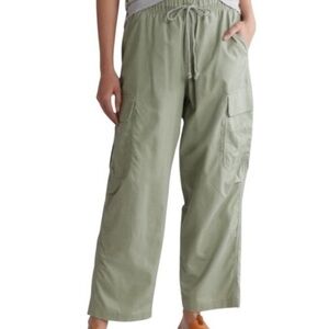 Lucky Brand Cotton & Tencel Green Cargo Pants